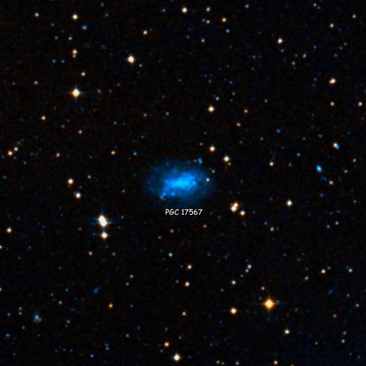 DSS image of region near spiral galaxy PGC 17567