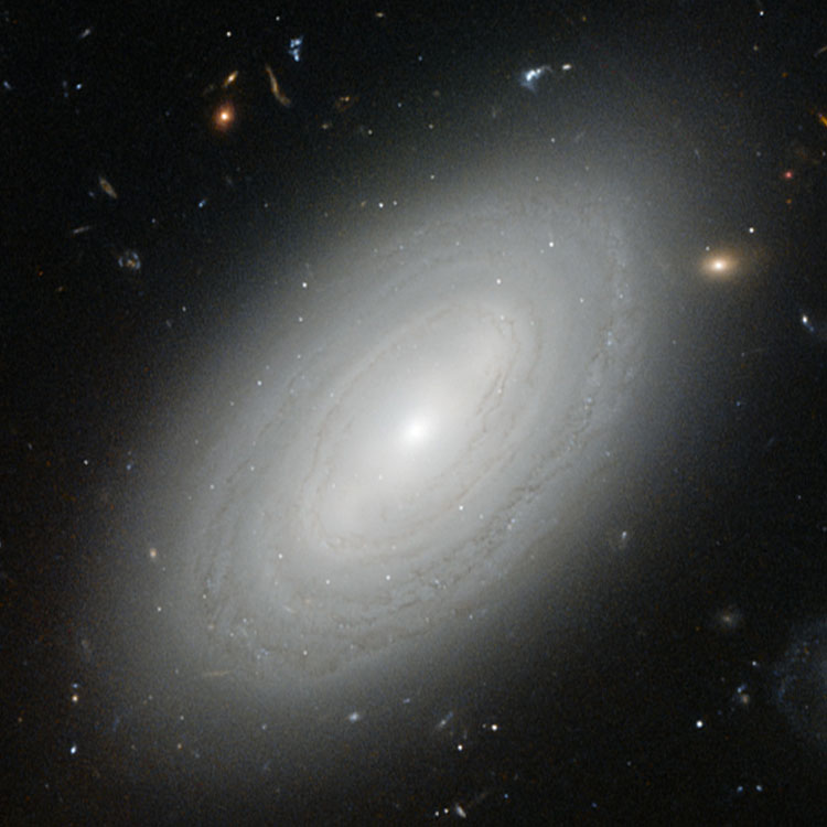 HST image of spiral galaxy PGC 1852, sometimes called the loneliest galaxy because of its last of any neighbors