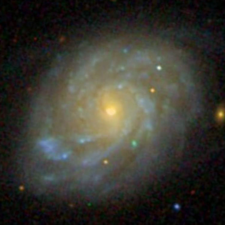 SDSS image of central portion of spiral galaxy PGC 19501, which is often misidentified as NGC 2253