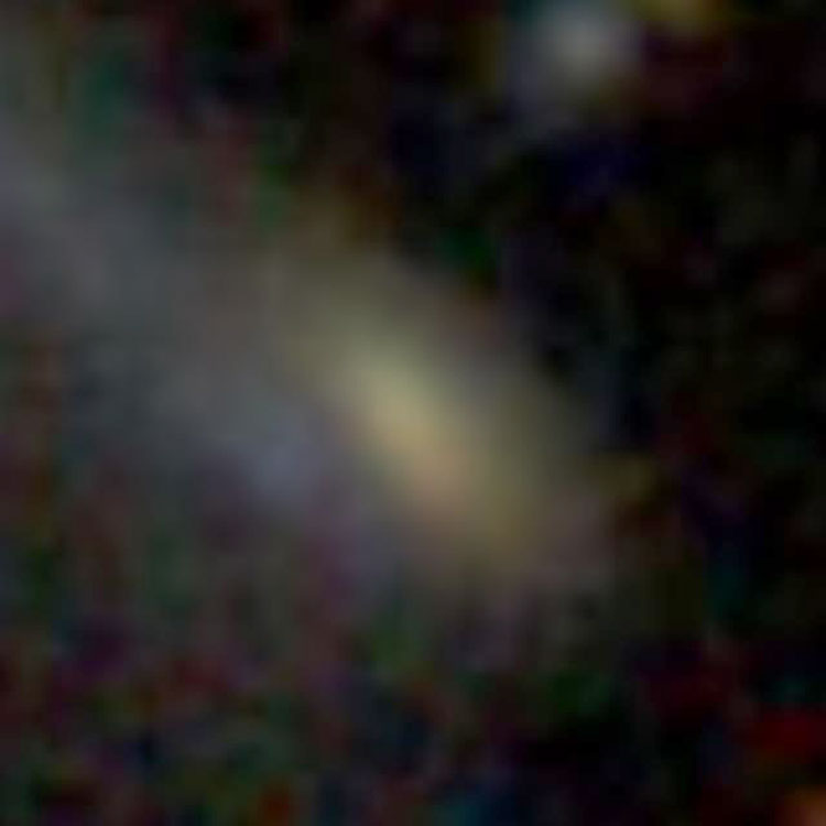 SDSS image of spiral(?) galaxy PGC 200283, and part of its probable companion, NGC 4137