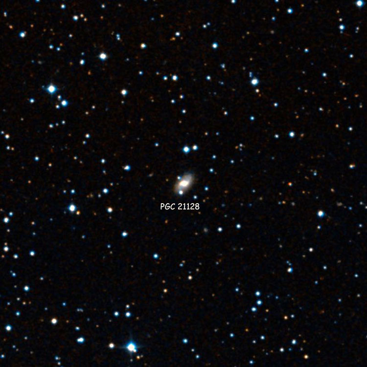 DSS image of region near spiral galaxy PGC 21128