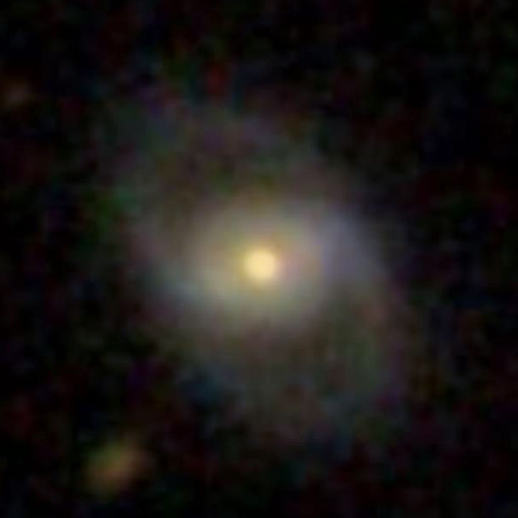 SDSS image of spiral galaxy PGC 213893, which is sometimes called NGC 3930A