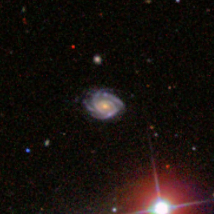 SDSS image of spiral galaxy PGC 213977, also known as NGC 4292A