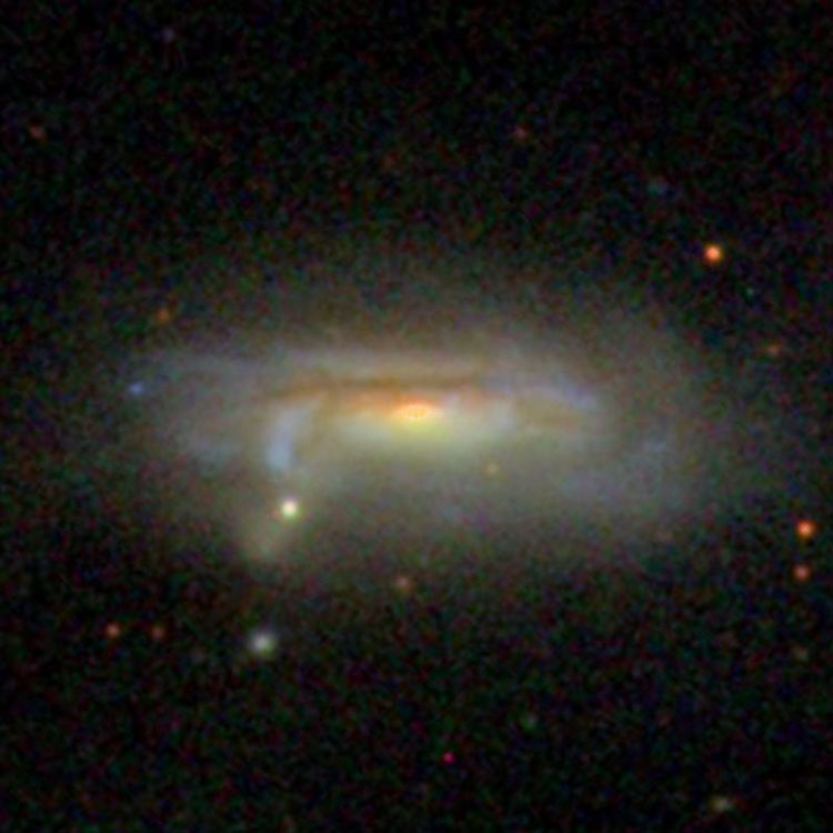 SDSS image of spiral galaxy PGC 25836, which is sometimes called NGC 2742A