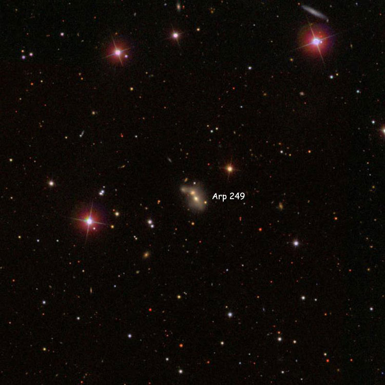 SDSS image of region near Arp 249