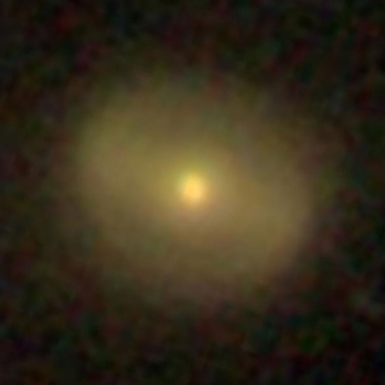 SDSS image of lenticular galaxy PGC 26212, which is also called NGC 2807A and often misidentified as NGC 2806