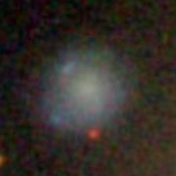 SDSS image of irregular galaxy PGC 27167, which is sometimes misidentified as NGC 2912