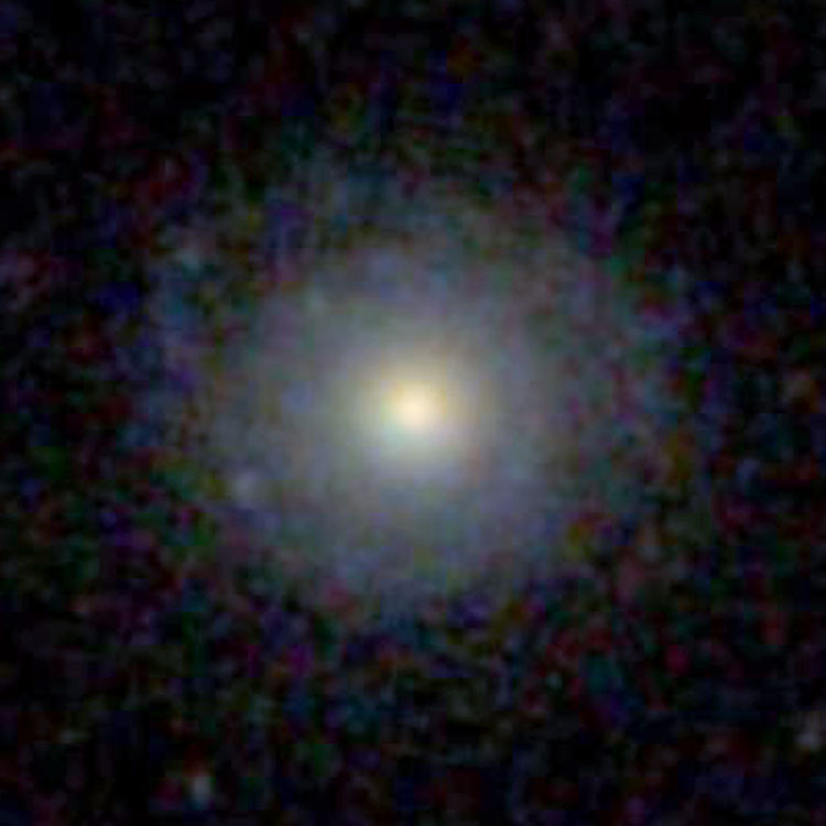 SDSS image of spiral galaxy PGC 27682, a possible companion of IC 552