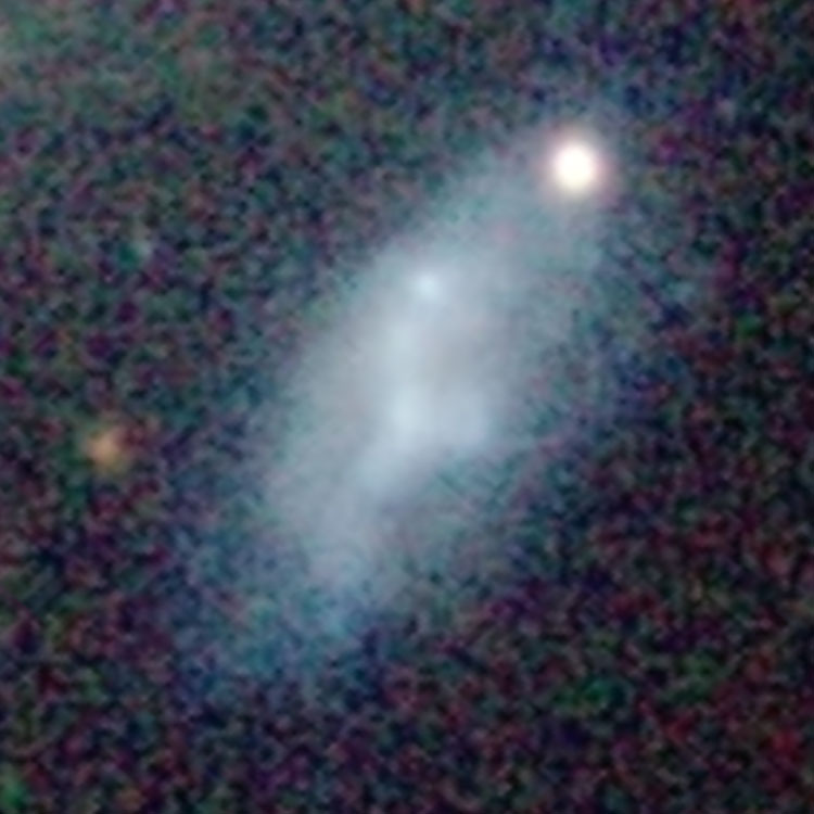 DECaLS image of irregular galaxy PGC 28567, an apparent companion of IC 575