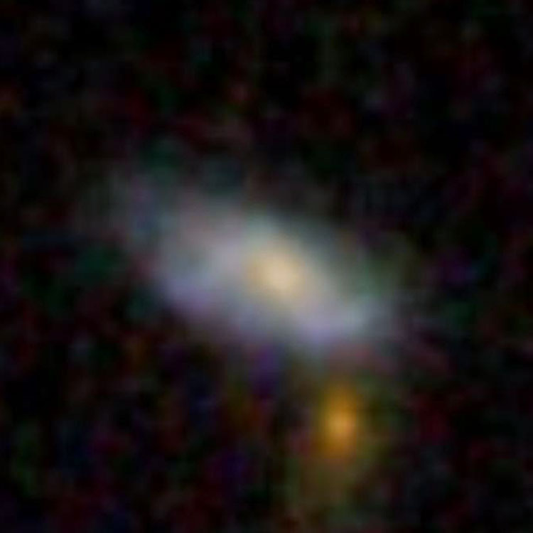SDSS image of spiral galaxy PGC 3325895, which is sometimes misidentified as NGC 310