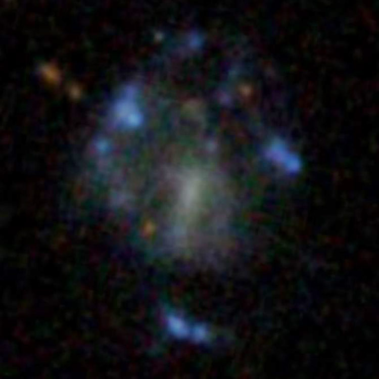 SDSS image of spiral galaxy PGC 34562, which is sometimes called NGC 3614A