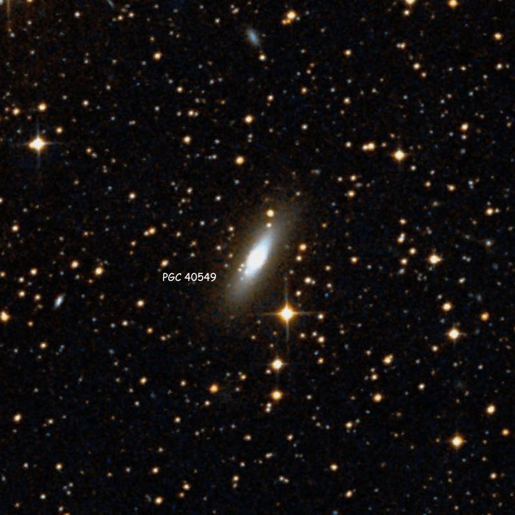 DSS image of region near lenticular galaxy PGC 40549, also known as NGC 4373A