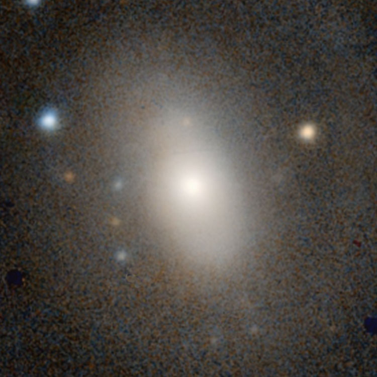 PanSTARRS image of central portion of peculiar lenticular galaxy PGC 44918