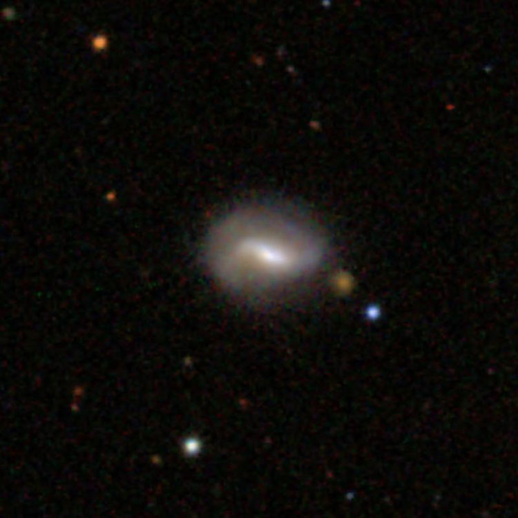 SDSS image of lenticular galaxy PGC 44968, also known as NGC 4926A