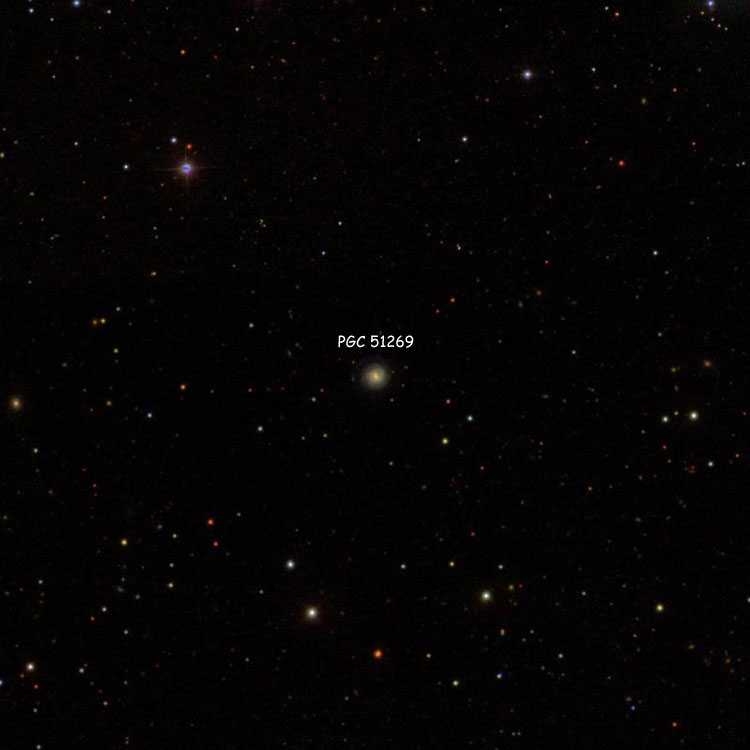 SDSS image of region near spiral galaxy PGC 51269