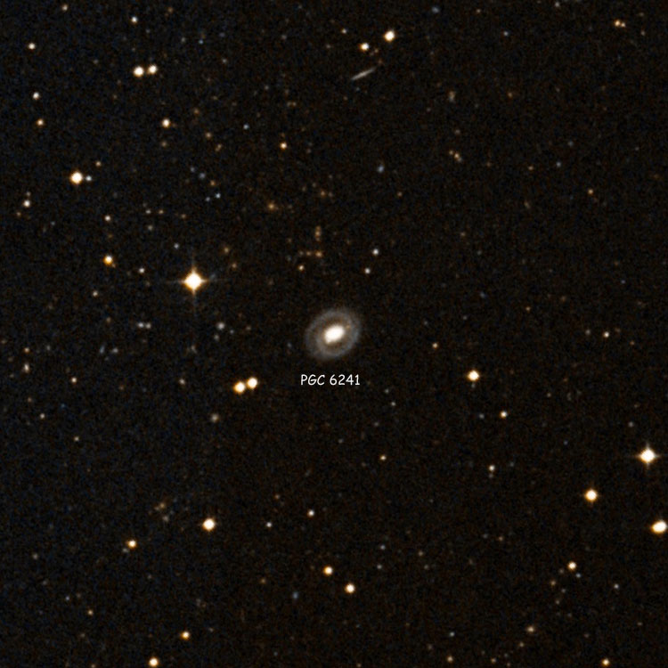 DSS image of region near lenticular galaxy PGC 6241, also known as ESO 245-1