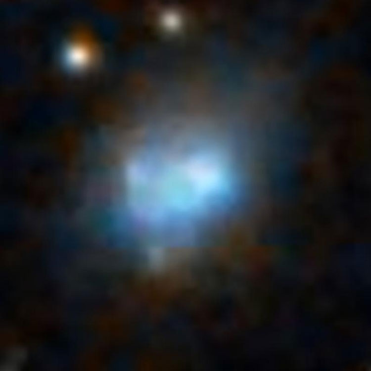 SDSS image of irregular blue compact galaxy PGC 62814