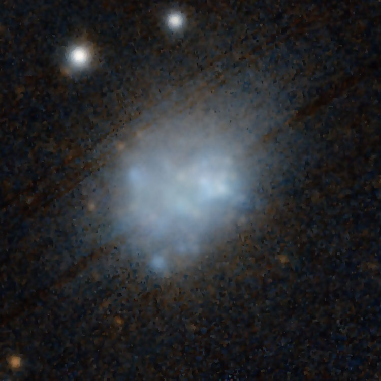 PanSTARRS image of irregular blue compact galaxy PGC 62814