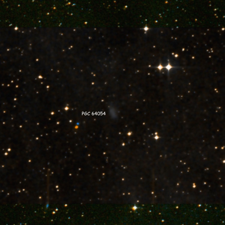 DSS image of region near irregular galaxy PGC 64054