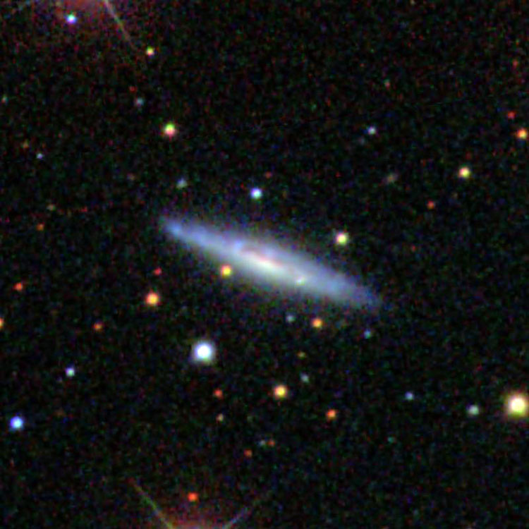 SDSS image of spiral galaxy PGC 65612, which is NOT NGC 6975