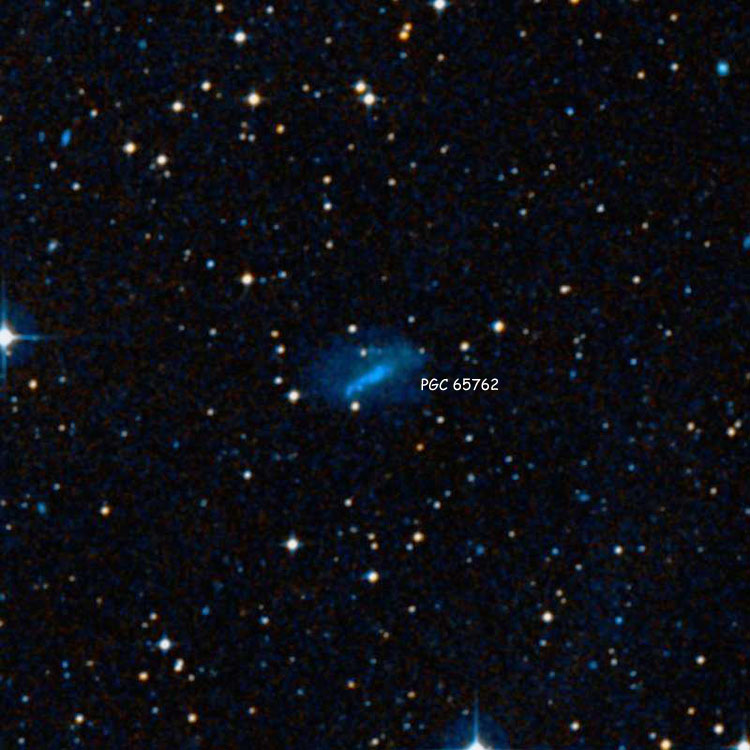 DSS image of region near spiral galaxy PGC 65762