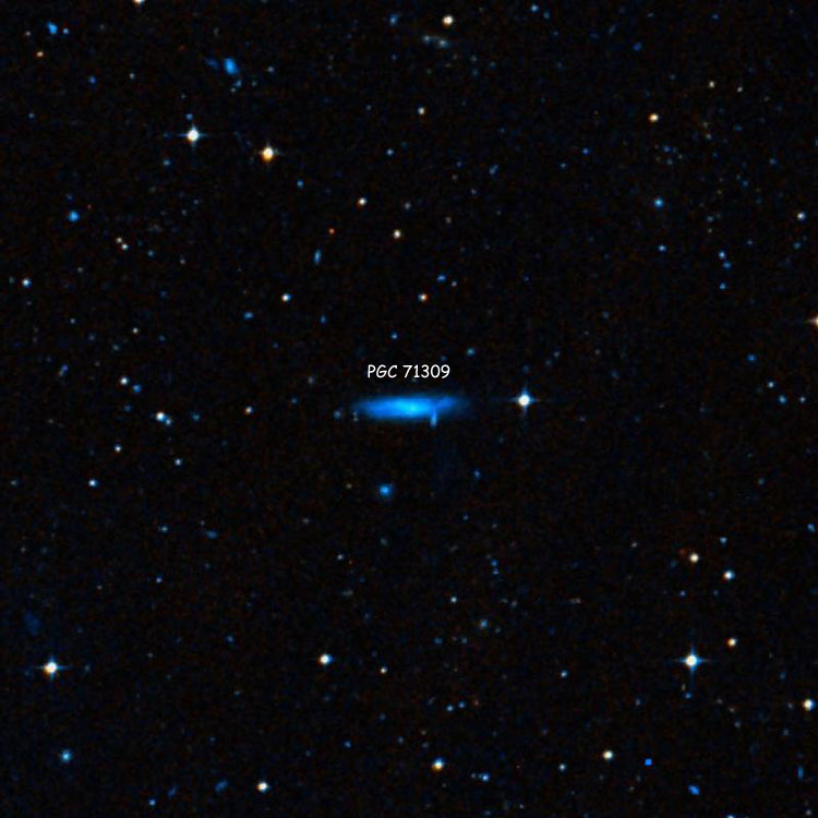 DSS image of region near spiral galaxy PGC 71309