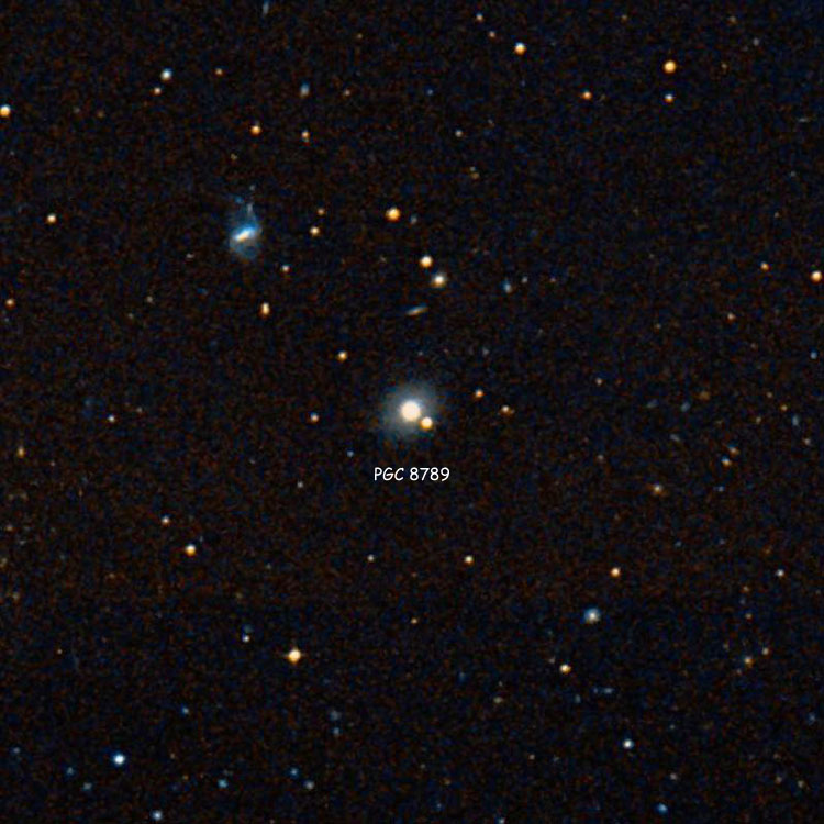 DSS image of region near lenticular galaxy PGC 8789
