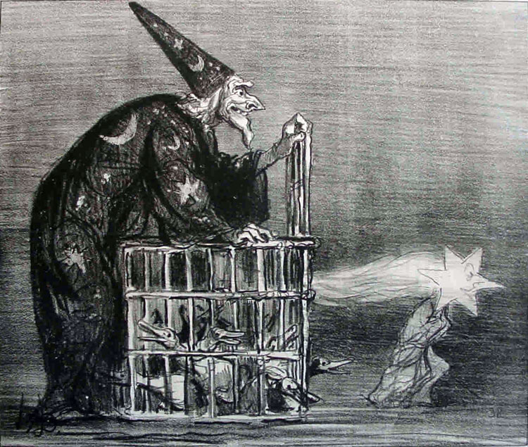 March 17, 1857; a cartoon by Honore Daumier