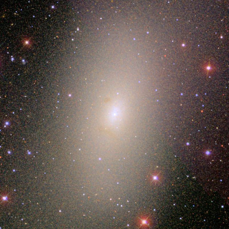 SDSS image of elliptical galaxy NGC 205, also known as M110