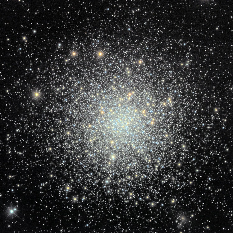 Misti Mountain Observatory image of globular cluster NGC 6218, also known as M12