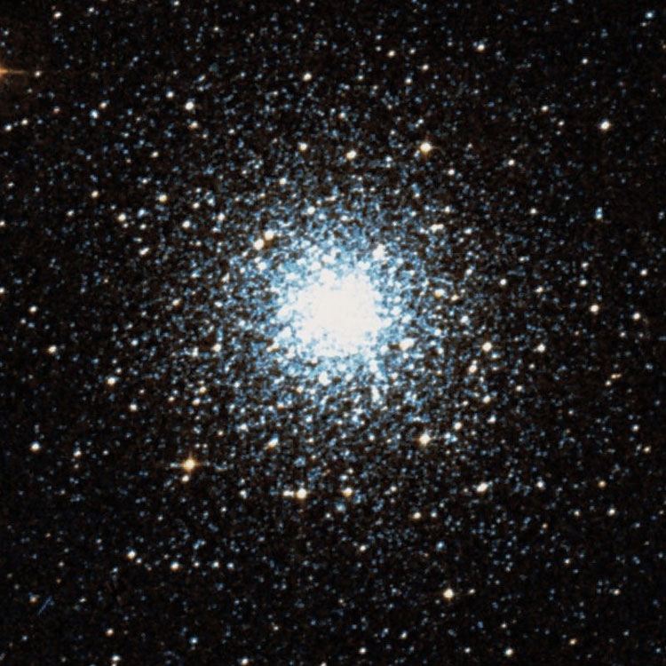 DSS image of region near globular cluster NGC 4590, also known as M68