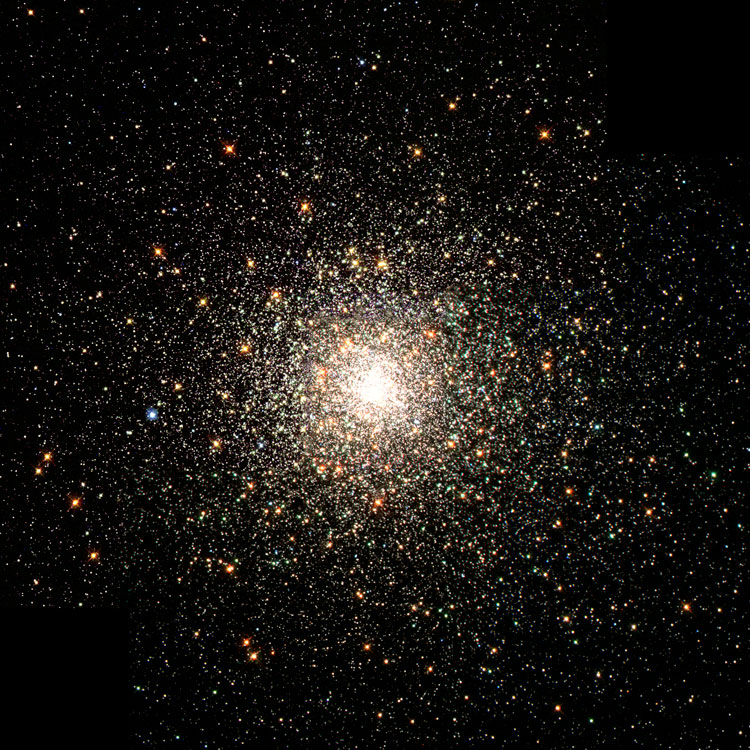 HST image of central portion of globular cluster NGC 6093, also known as M80