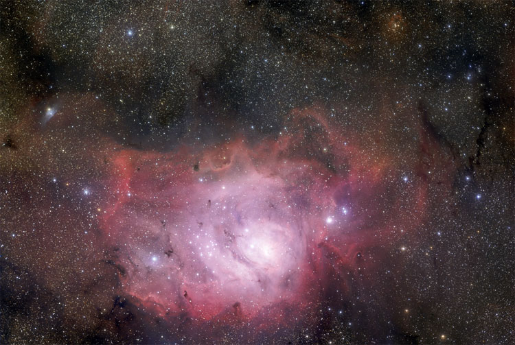 ESO image of NGC 6533, part of the Lagoon Nebula, also known as M8